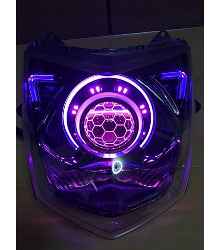 パープルシグナスX 3型 デビルアイ 社外ヘッドライト LED se44j1yp